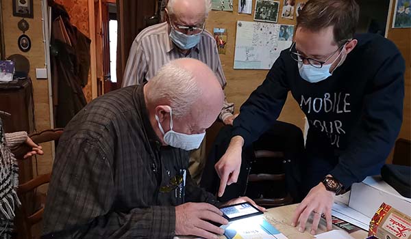 Les Opticiens Mobiles et la Silver Alliance accompagnent le centenaire Jean-Paul BOUDEVILLE 