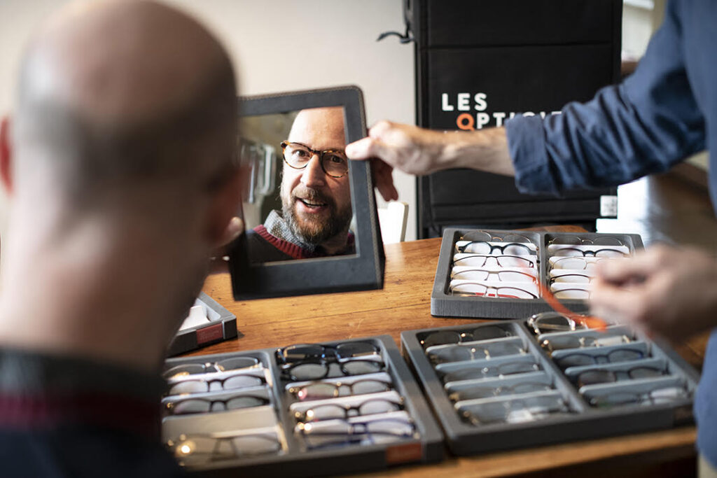 Essai de lunettes à domicile