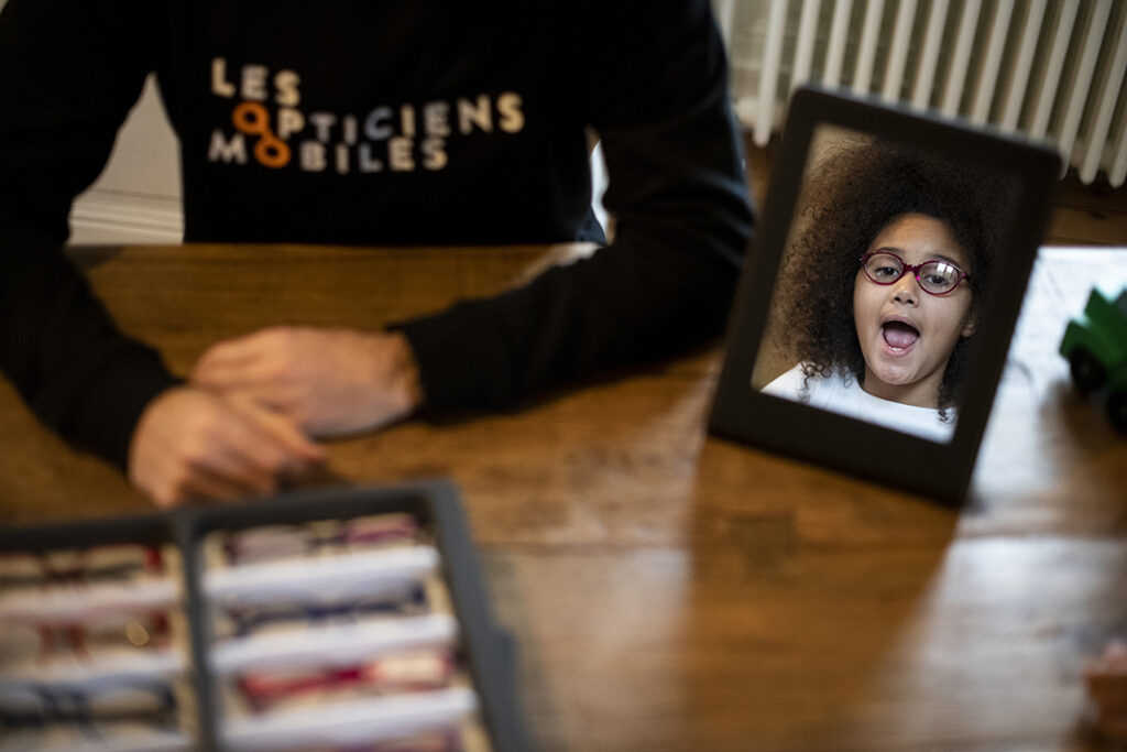 Opticien Mobilechoix lunettes enfant myopie